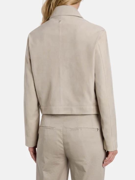 26SS 돈답 가죽 자켓 DJ784PL0586DXXX004 White - DONDUP