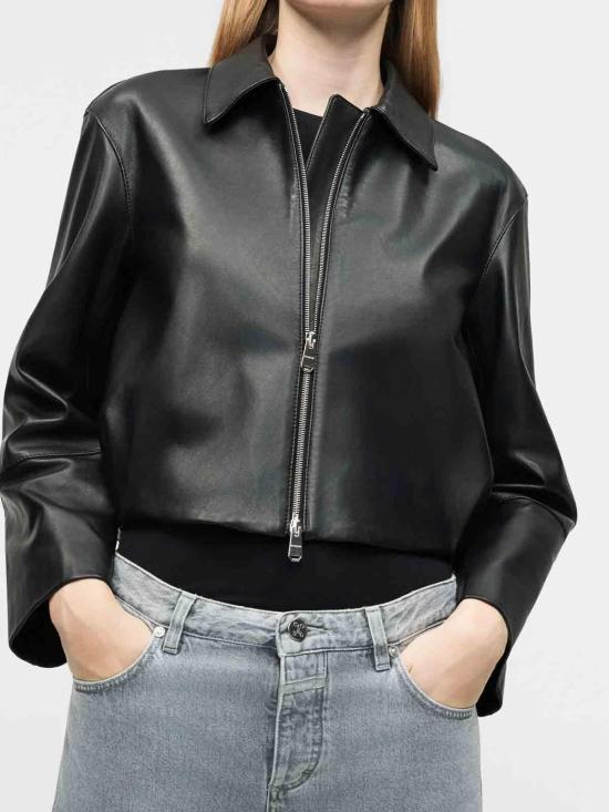 26SS 돈답 가죽 자켓 DJ782PL0677DXXX999 Black - DONDUP
