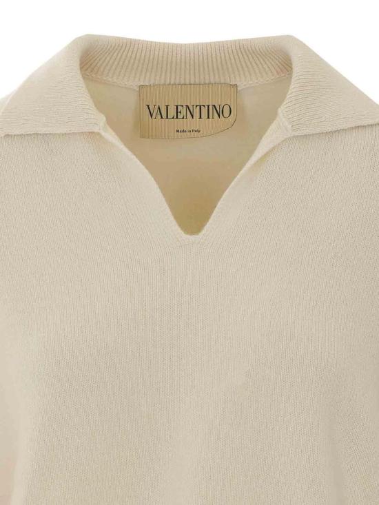 26FW 발렌티노 가라바니 스웨터 KC75GAEW4MM White - VALENTINO GARAVANI