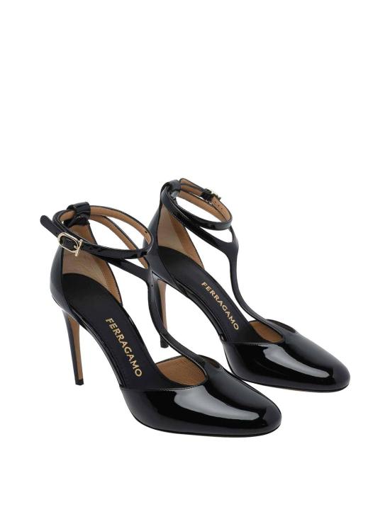 26FW 살바토레 페라가모 힐/펌프스 79544301M014 Black - SALVATORE FERRAGAMO