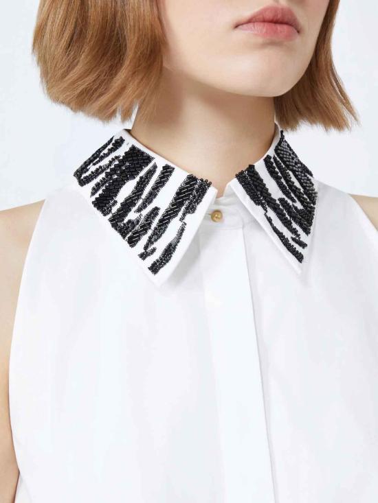 26SS 막스마라 스튜디오 미디 원피스 2616221072600000 White - MAX MARA STUDIO