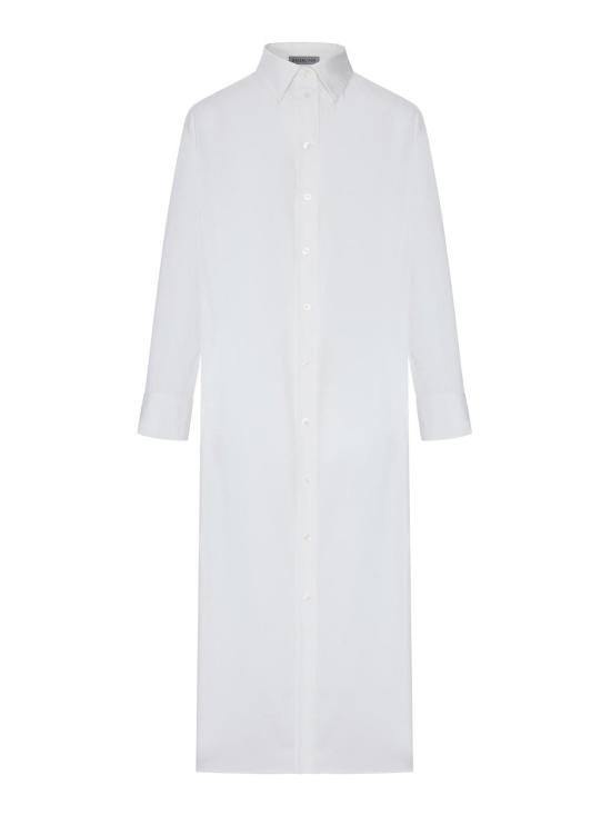26SS 발렌시아가 롱 원피스 872283TUM209000 White