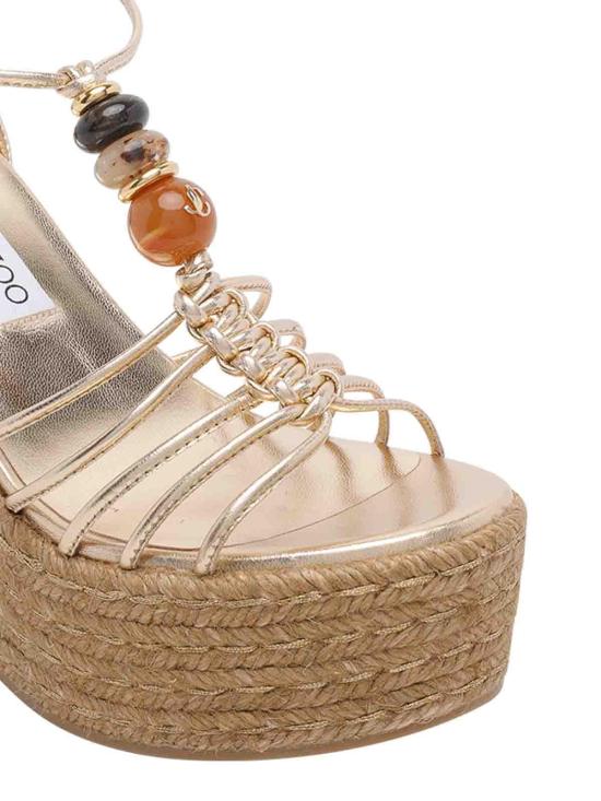 26FW 지미추 샌들 LEMIWEDGE100IPRGOLDMIX - JIMMY CHOO