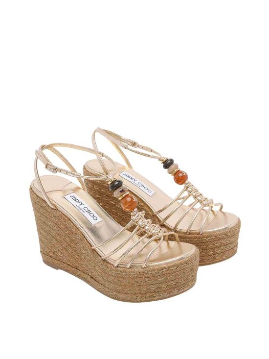 26FW 지미추 샌들 LEMIWEDGE100IPRGOLDMIX - JIMMY CHOO