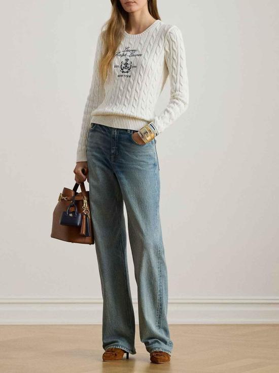 26SS 랄프 로렌 긴팔 티셔츠 200P03508003 White - RALPH LAUREN