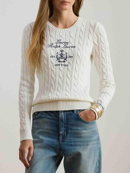 26SS 랄프 로렌 긴팔 티셔츠 200P03508003 White - RALPH LAUREN