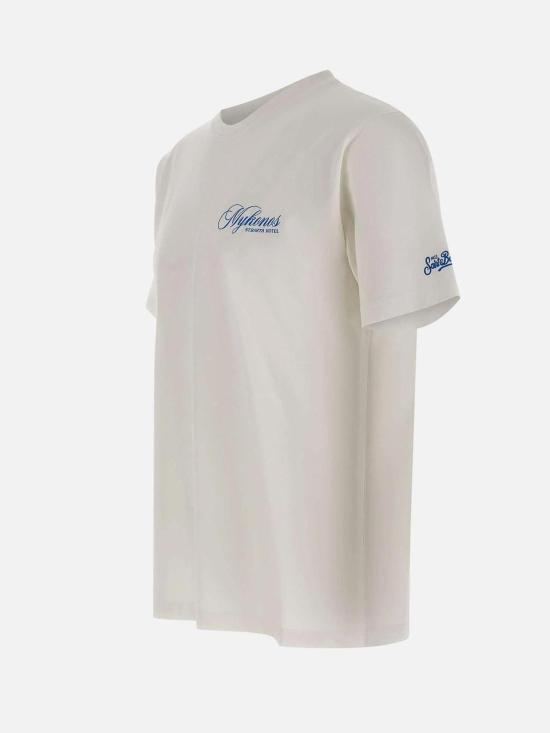 26SS 세인트바쓰 반팔 티셔츠 PRL000201971L White - MC2 SAINT BARTH