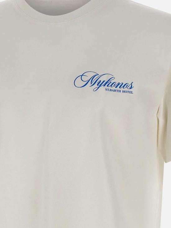 26SS 세인트바쓰 반팔 티셔츠 PRL000201971L White - MC2 SAINT BARTH