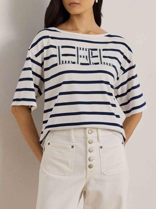 26SS 랄프 로렌 반팔 티셔츠 200P03752002 WHITE - RALPH LAUREN