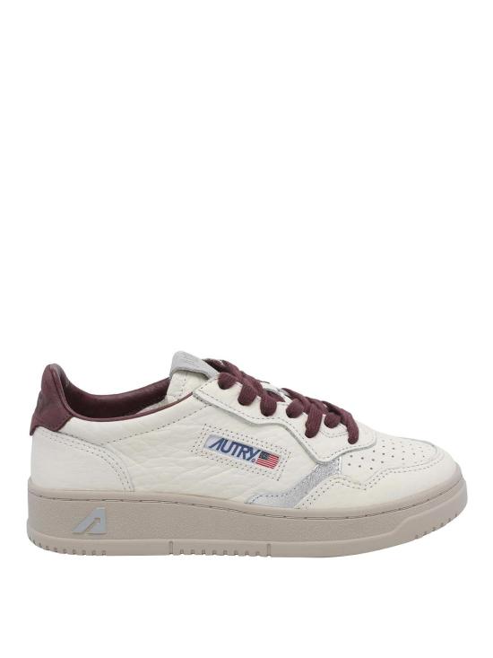 26FW 오트리 메달리스트 로우 레더 스니커즈 AULWNE19 White
