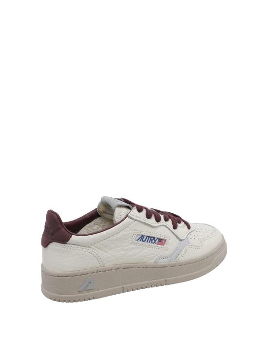 26FW 오트리 메달리스트 로우 레더 스니커즈 AULWNE19 White - AUTRY