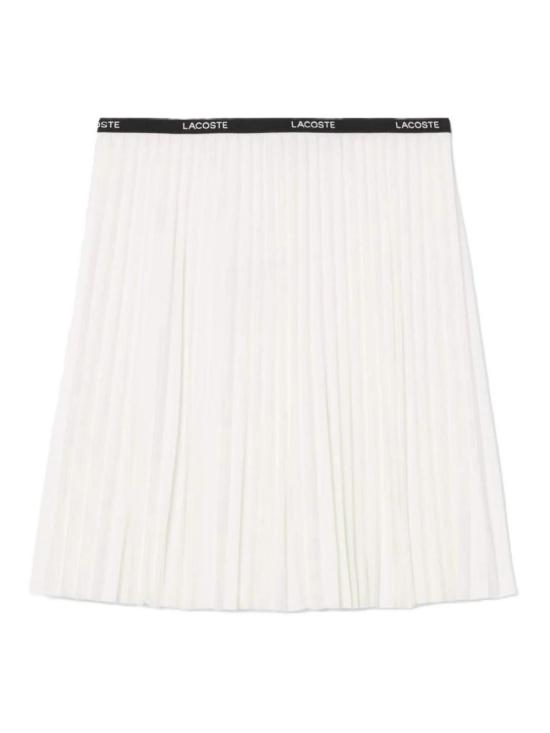 26SS 라코스테 숏 스커트 JF140370V White