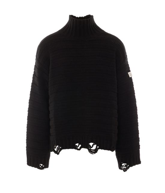 26FW MM6 메종마르지엘라 터틀넥 SH0HA0004 M13040900 Black