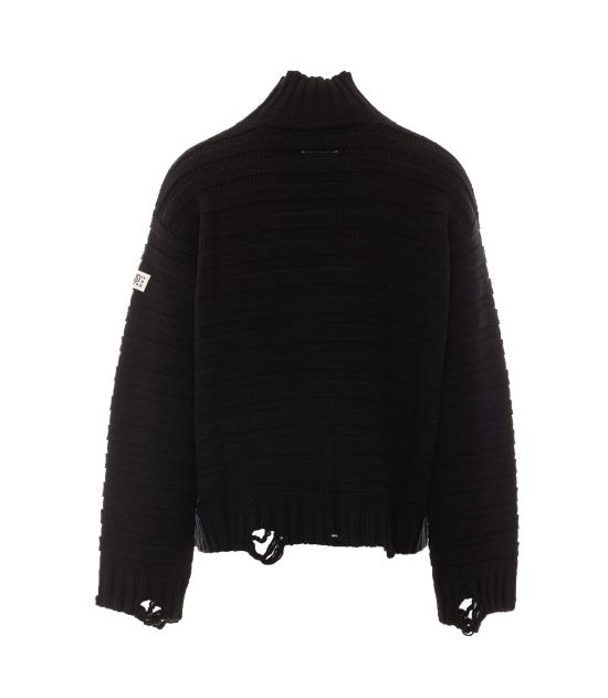 26FW MM6 메종마르지엘라 터틀넥 SH0HA0004 M13040900 Black - MM6 MAISON MARGIELA