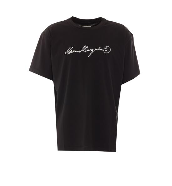 26FW MM6 메종마르지엘라 반팔 티셔츠 SH0GC0077 M20258900 BLACK