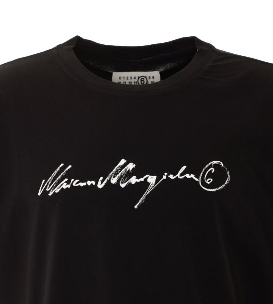 26FW MM6 메종마르지엘라 반팔 티셔츠 SH0GC0077 M20258900 BLACK - MM6 MAISON MARGIELA