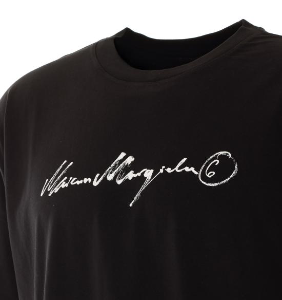 26FW MM6 메종마르지엘라 반팔 티셔츠 SH0GC0077 M20258900 BLACK - MM6 MAISON MARGIELA