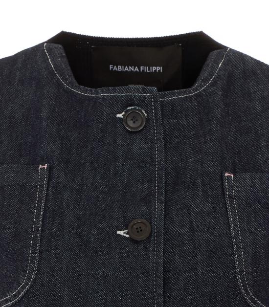 26FW 파비아나 필리피 수트 자켓 GCD216F160 M358VR1 Blue - FABIANA FILIPPI
