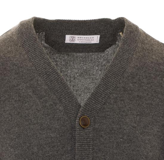 26FW 브루넬로 쿠치넬리 가디건 M22709806 C079 Grey - BRUNELLO CUCINELLI