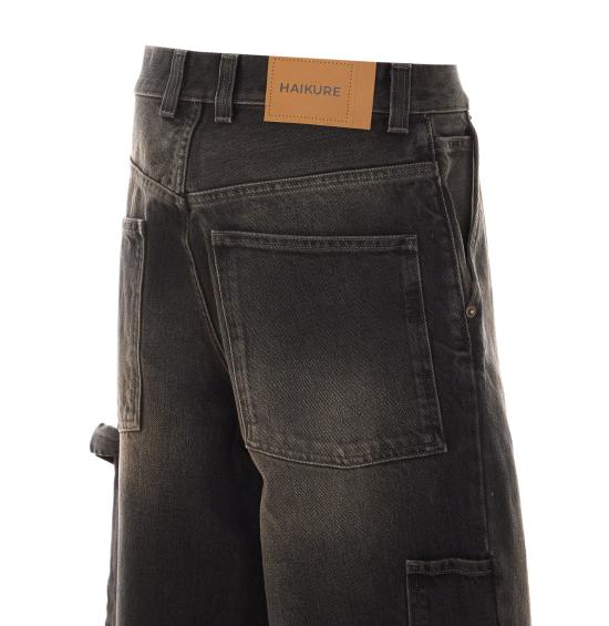 26FW 하이쿠레 데님 팬츠 HEW03376DF119L0938 Black - HAIKURE
