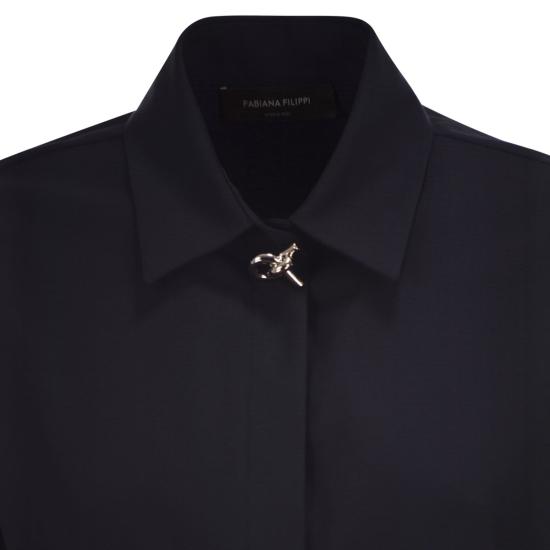 26FW 파비아나 필리피 블라우스/셔츠 CAD216F312 NIGHT BLUE - FABIANA FILIPPI