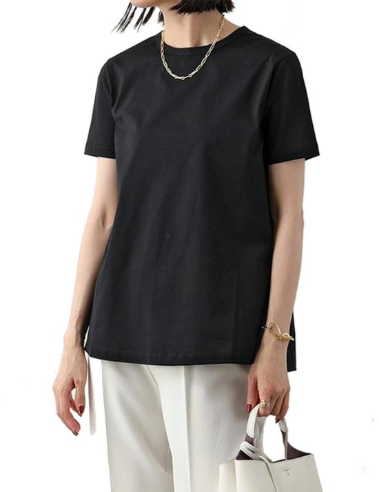 25FW 에르노 반팔 티셔츠 15436348555604 BLACK - HERNO