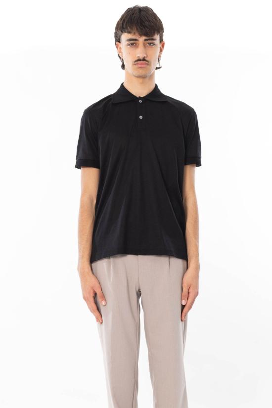 26SS 다니엘피에솔리 폴로 티셔츠 1201 48 Black