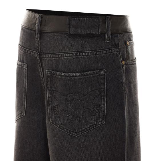 26FW 핑코 데님 팬츠 103857 A3GWPJ4 Black - PINKO