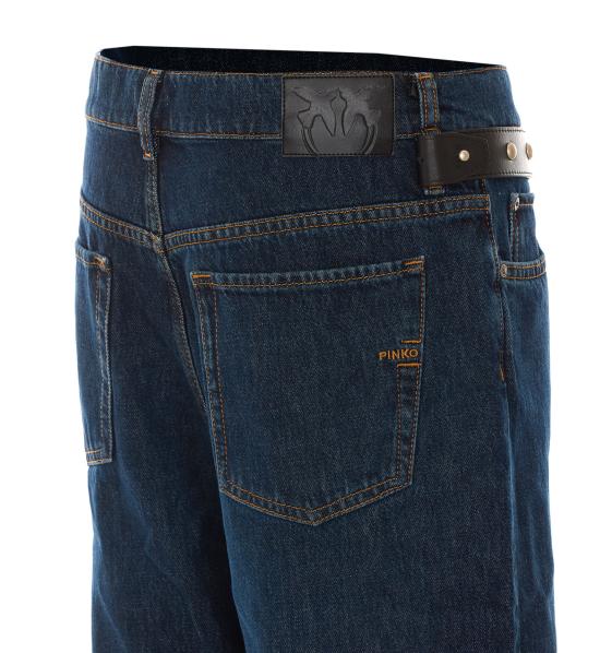 26FW 핑코 데님 팬츠 107277 A3HGPJB Blue - PINKO