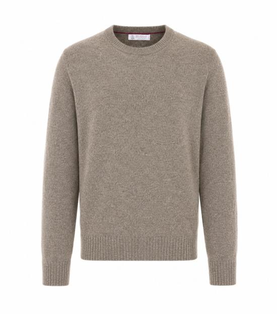 26FW 브루넬로 쿠치넬리 스웨터 MTF709900 CQ543 Grey