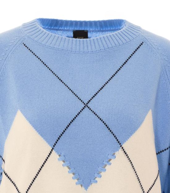 26FW 핑코 스웨터 107377 A3JEEC4 Blue - PINKO