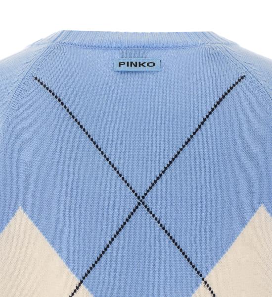 26FW 핑코 스웨터 107377 A3JEEC4 Blue - PINKO