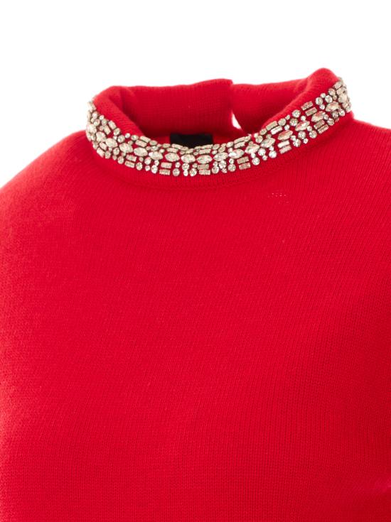 26FW 핑코 스웨터 107274 A3GIR29 Red - PINKO