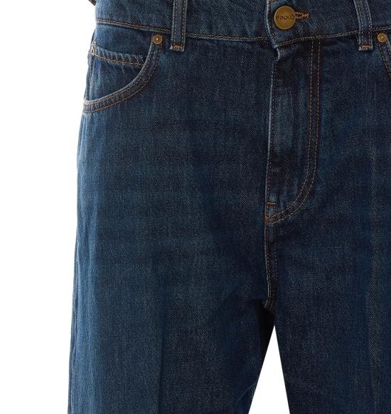 26FW 핑코 데님 팬츠 101733 A3HGPJB Blue - PINKO