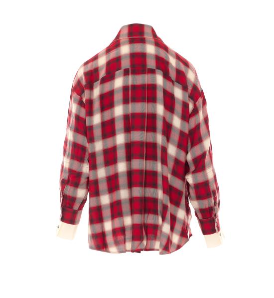 26FW 핑코 셔츠 107383 A3HJRZ5 RED - PINKO