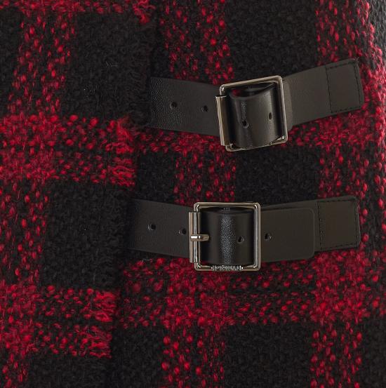 26FW 핑코 숏 스커트 107435 A3GNZR4 Red - PINKO