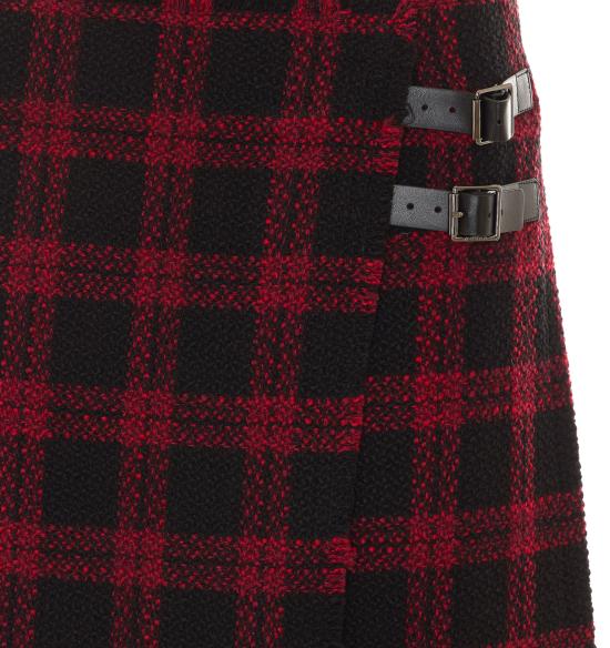 26FW 핑코 숏 스커트 107435 A3GNZR4 Red - PINKO