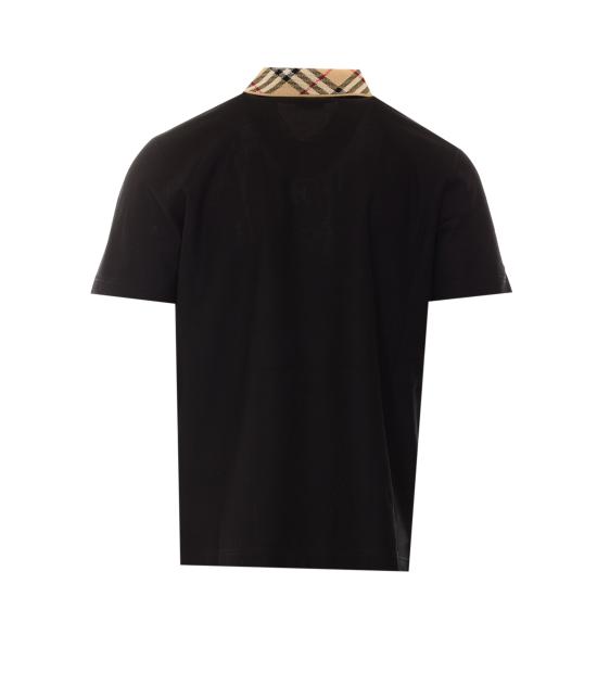 26FW 버버리 폴로 티셔츠 8126965 A1189 Black - BURBERRY
