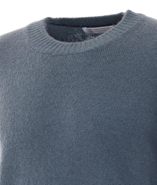 26FW 브루넬로 쿠치넬리 스웨터 MTF709900 CWQ12 Blue - BRUNELLO CUCINELLI