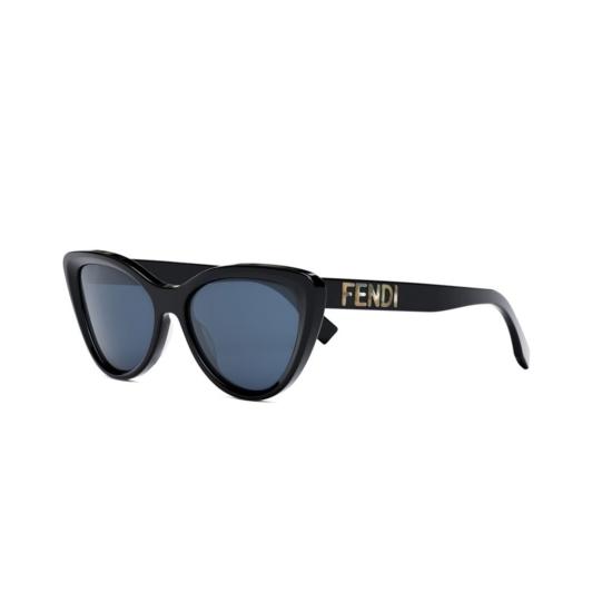  펜디 선글라스 Fe40087u 유광 블랙 캣아이 - FENDI