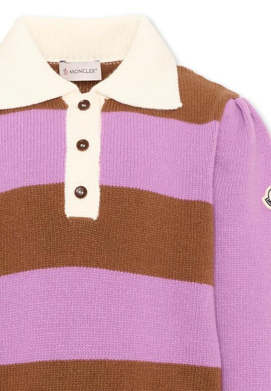 26FW [키즈] 몽클레어 폴로 셔츠 L2954 9A00001 M4281 P52 LILAC - MONCLER