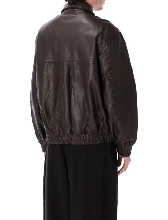 26SS 스튜디오 니콜슨 피스톤 레더 자켓 SNM1115BROWN - STUDIO NICHOLSON