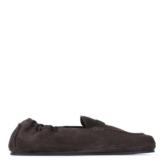 26FW 셀린느 스웨이드 카프스킨 트리옹프 아담 로퍼 364707029C 19DK DARK BROWN