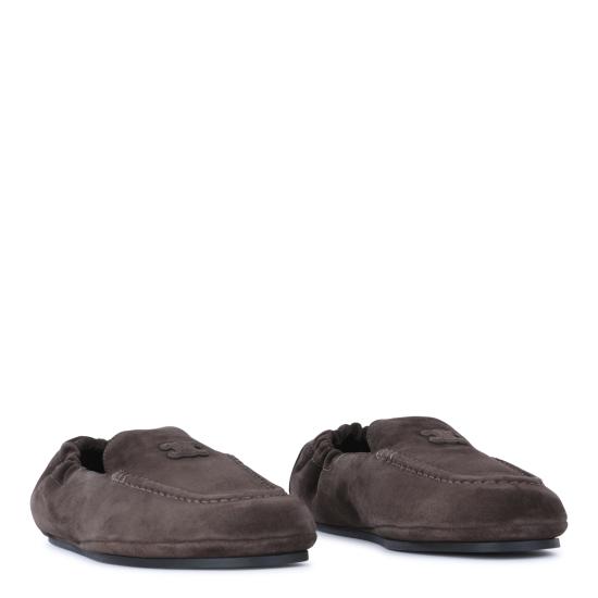 26FW 셀린느 스웨이드 카프스킨 트리옹프 아담 로퍼 364707029C 19DK DARK BROWN - CELINE