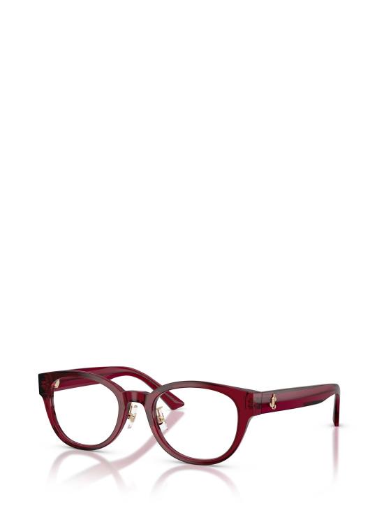26FW 지미추 안경 JC3058D 5062 TRANSPARENT RED - JIMMY CHOO