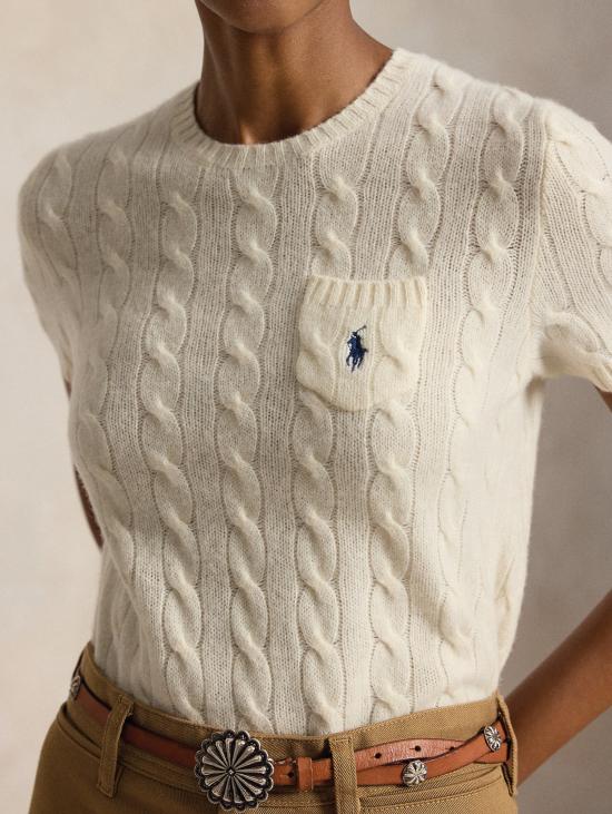 26FW 랄프 로렌 스웨터 말리아 마니체 코르테스 트레체 크레마 - RALPH LAUREN