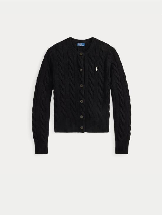 26FW 랄프 로렌 가디건 미스토 캐시미어 네로 소재의 트레체 카디건 라보라토 - RALPH LAUREN