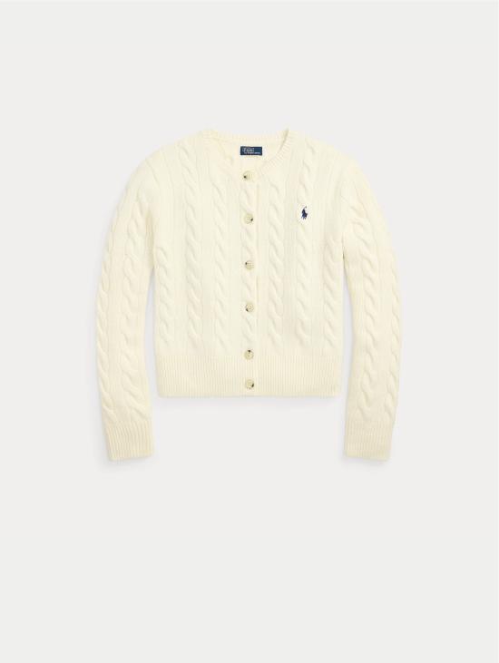 26FW 랄프 로렌 가디건 미스토 캐시미어 크레마 소재의 트레체 카디건 라보라토 - RALPH LAUREN
