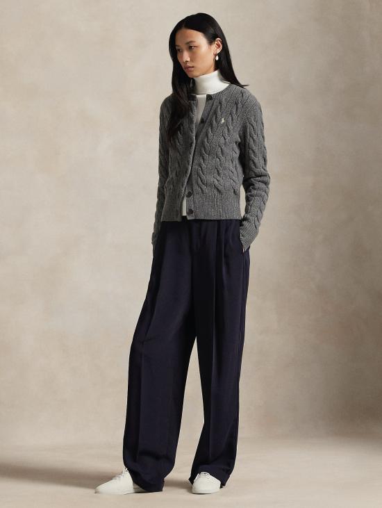 26FW 랄프 로렌 가디건 미스토 캐시미어 그리지오 소재의 트레체 카디건 라보라토 - RALPH LAUREN