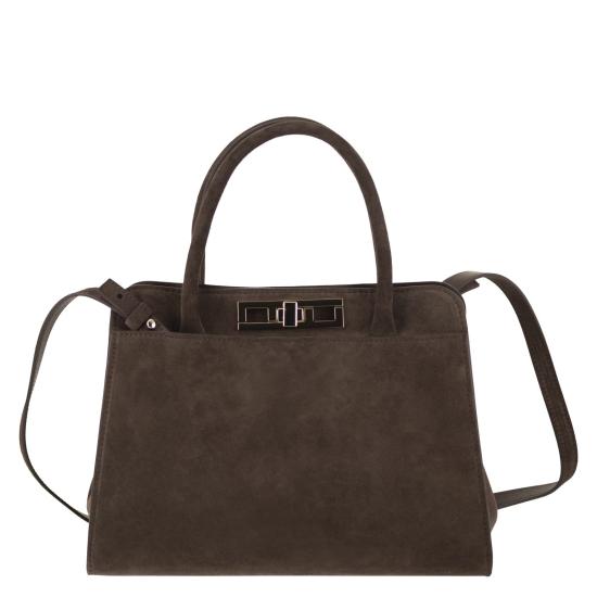 26FW 파비아나 필리피 토트백 BGD216A852 DARK BROWN